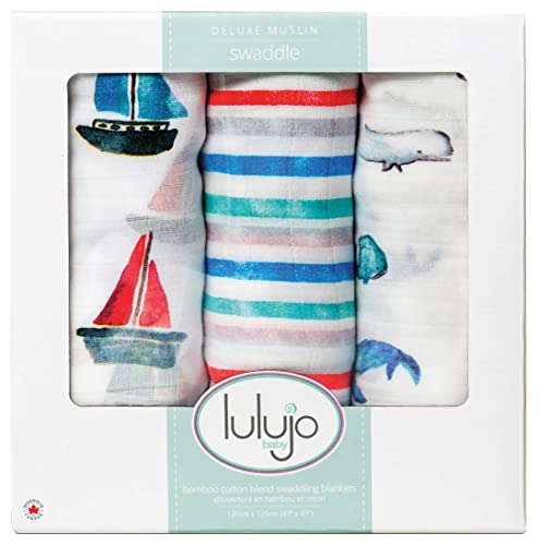 Set de 3 Mantas para Envolver a Bebés de Lulujo Baby,