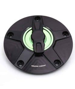 Tapón de combustible rápido NIMBLE verde MC Motoparts para