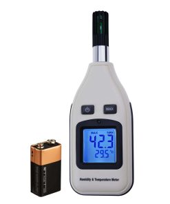 Medidor Digital Portátil de Humedad y Temperatura 0
