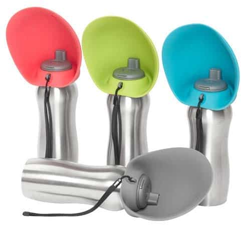 Botella de agua de viaje de acero inoxidable Messy Mutts - Imagen 3