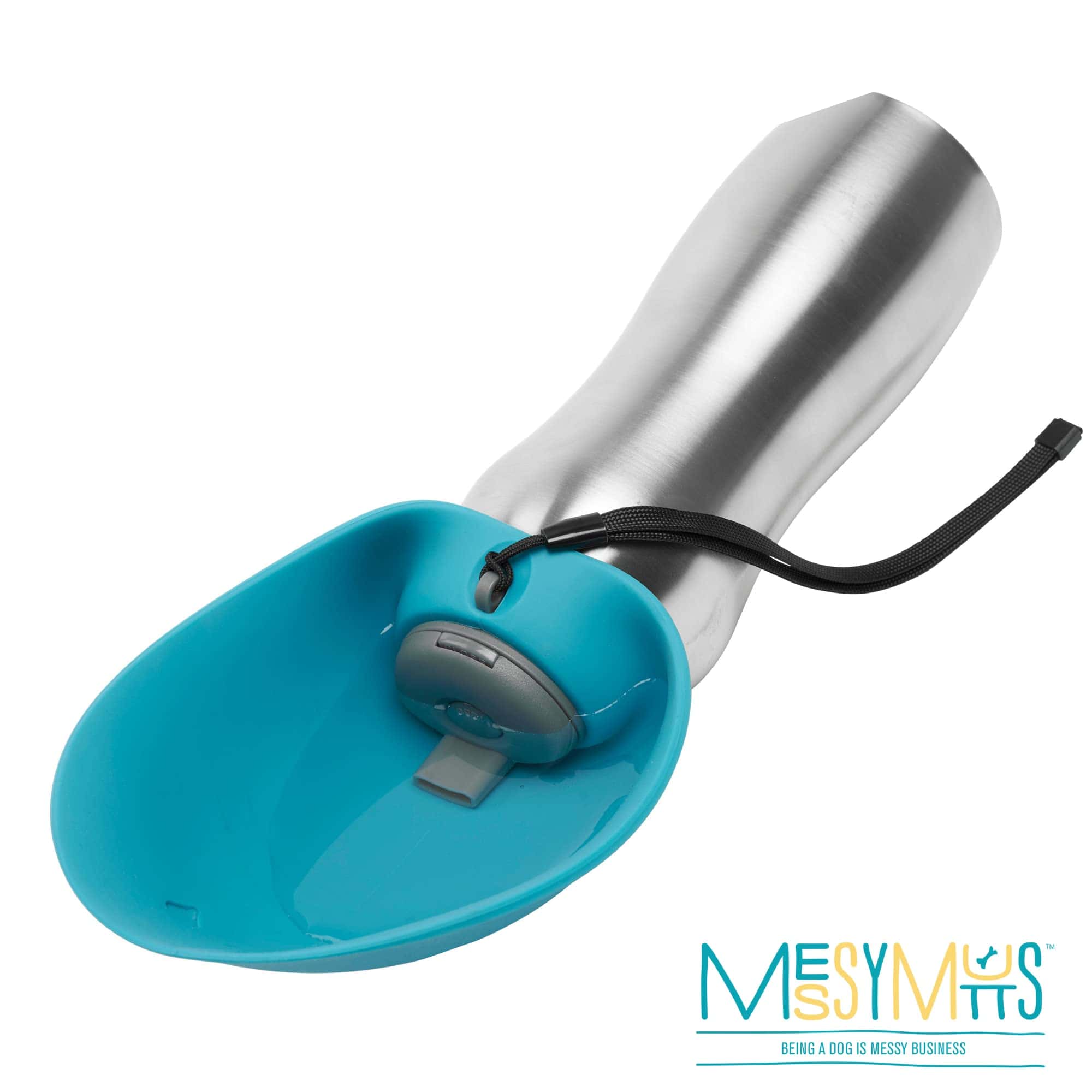 Botella de agua de viaje de acero inoxidable Messy Mutts - Imagen 6