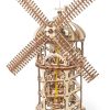Modelo de madera 3D Ugears Tower Windmill DIY Kit de