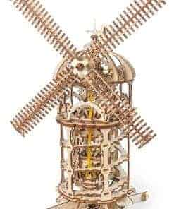 Modelo de madera 3D Ugears Tower Windmill DIY Kit de