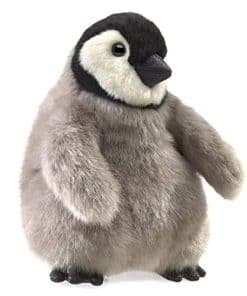 Marioneta de Mano del Bebé Pingüino Emperador Folkmanis,
