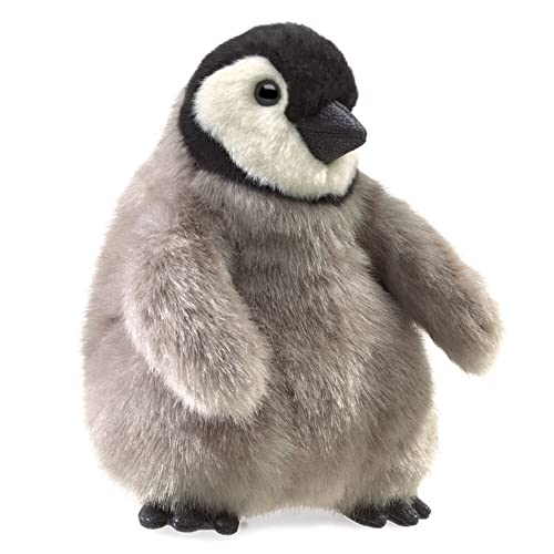 Marioneta de Mano del Bebé Pingüino Emperador Folkmanis,