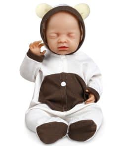 Muñeca Bebé Realista Vollence de 18 pulgadas con Ojos