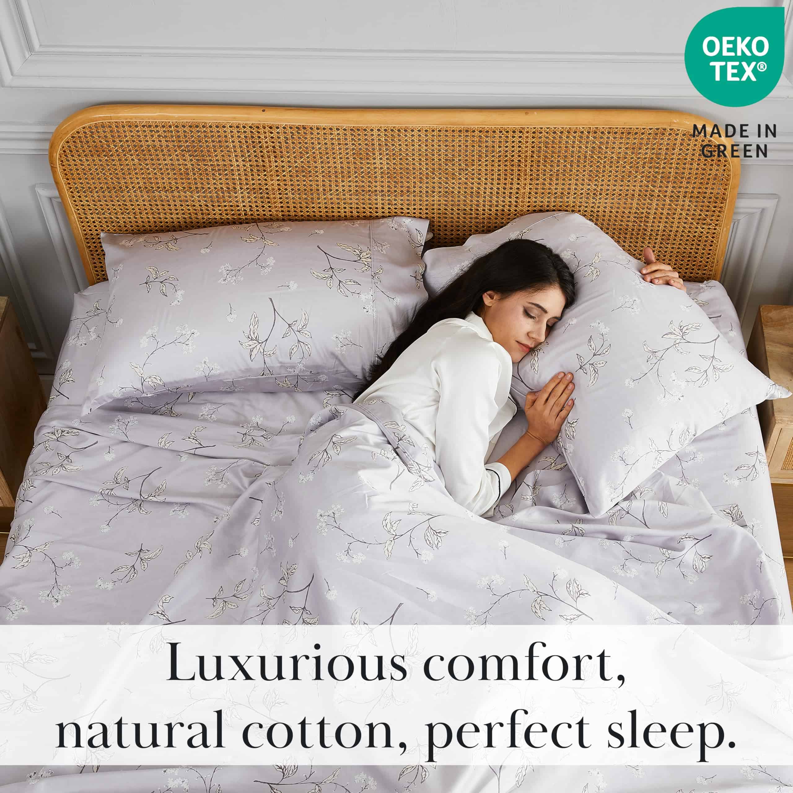 Set de sábanas con estampado de Myosotis Scorpiodes - 4 - Imagen 4