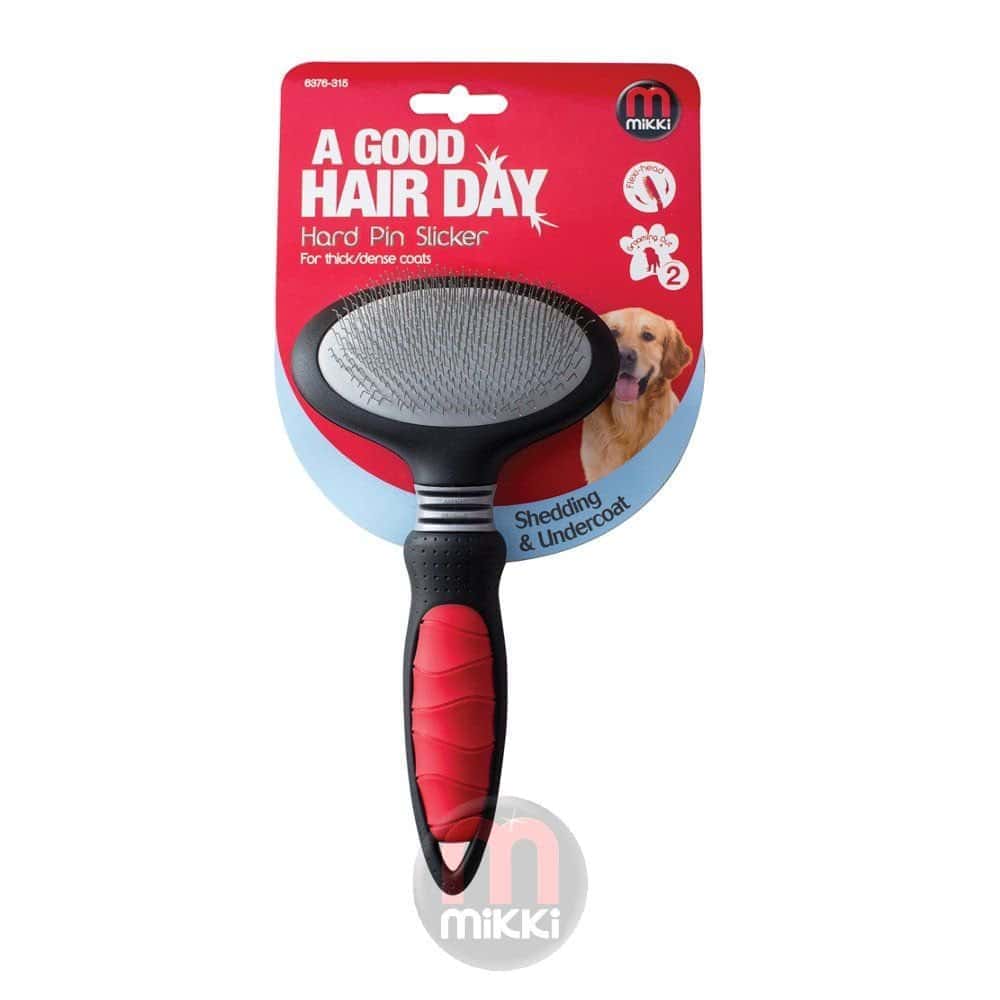 Cepillo Para Perros Mikki Hard Pin Slicker (Grande) (Puede