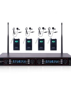 Sistema de Micrófono Inalámbrico Profesional Ajustable de