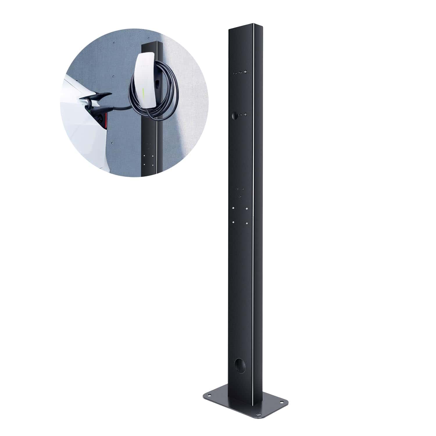 Base de pedestal BMZX para cargador de pared Tesla Wall