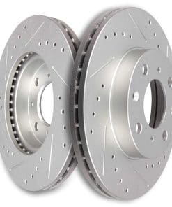 Discos de Freno SCITOO 2 pcs Delanteros Perforados