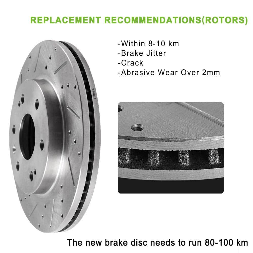 Discos de Freno SCITOO 2 pcs Delanteros Perforados - Imagen 4