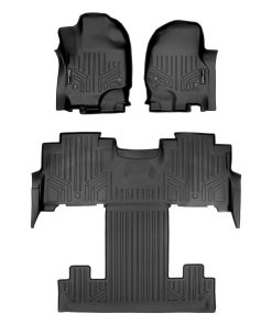 Juego de alfombrillas MAXLINER de 3 filas en negro