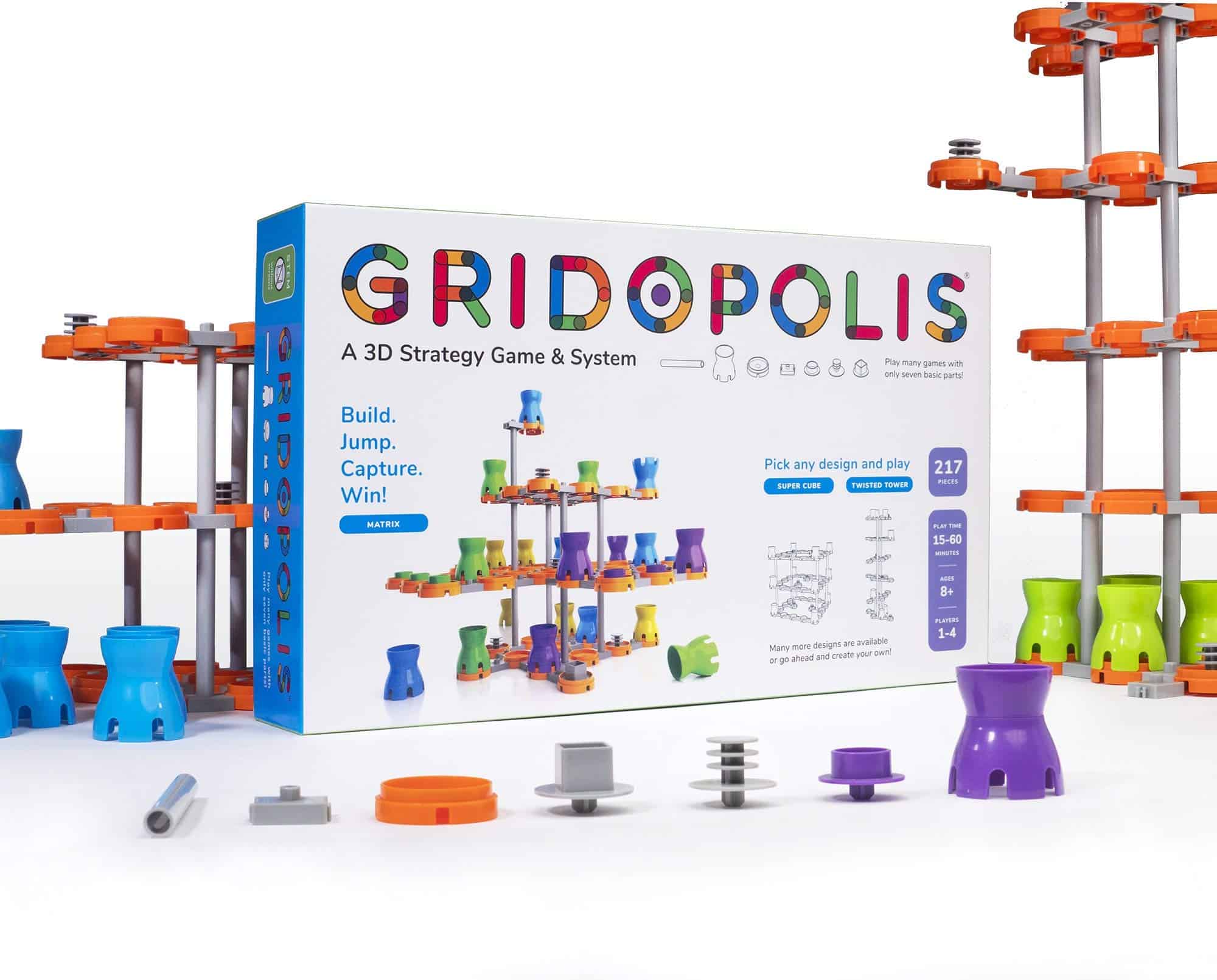 Gridopolis - Un Juego de Estrategia Tridimensional de Mesa: