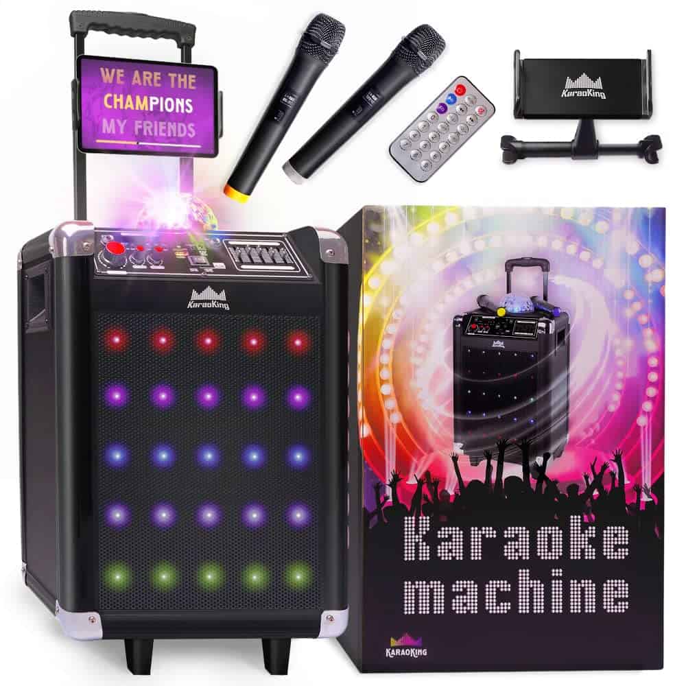 Máquina de Karaoke KaraoKing - Sistema de PA Portable con