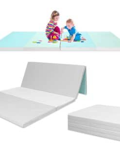Tapete de juegos para bebé plegable y reversible para