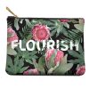 Estuche con cremallera mediano Studio Oh! - Florecer - 7.5"