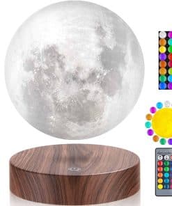 Lámpara de Luna Levitante VGAzer, Luna Flotante y Giratoria