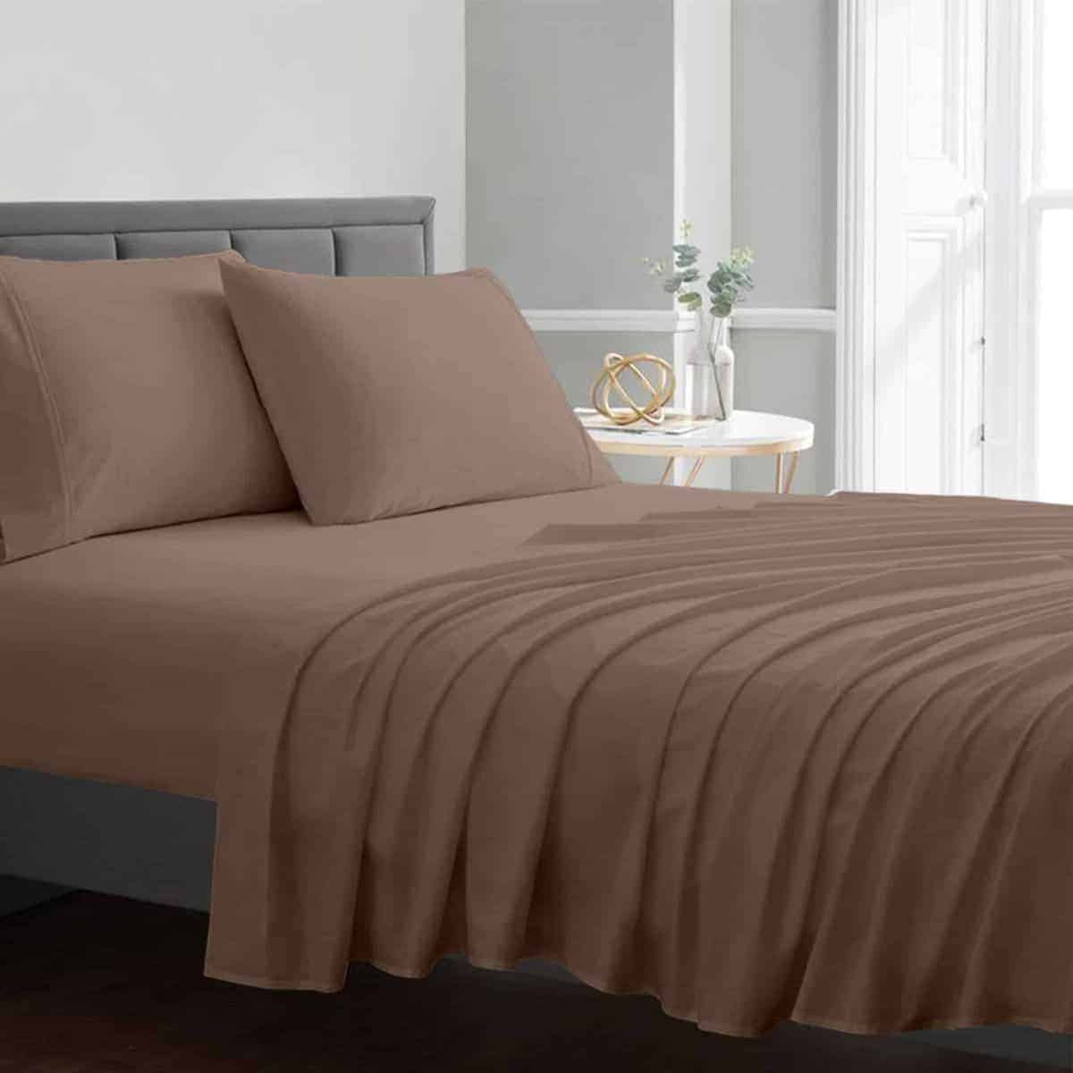 BLUECLANS Juego de sábanas para cama tamaño California King