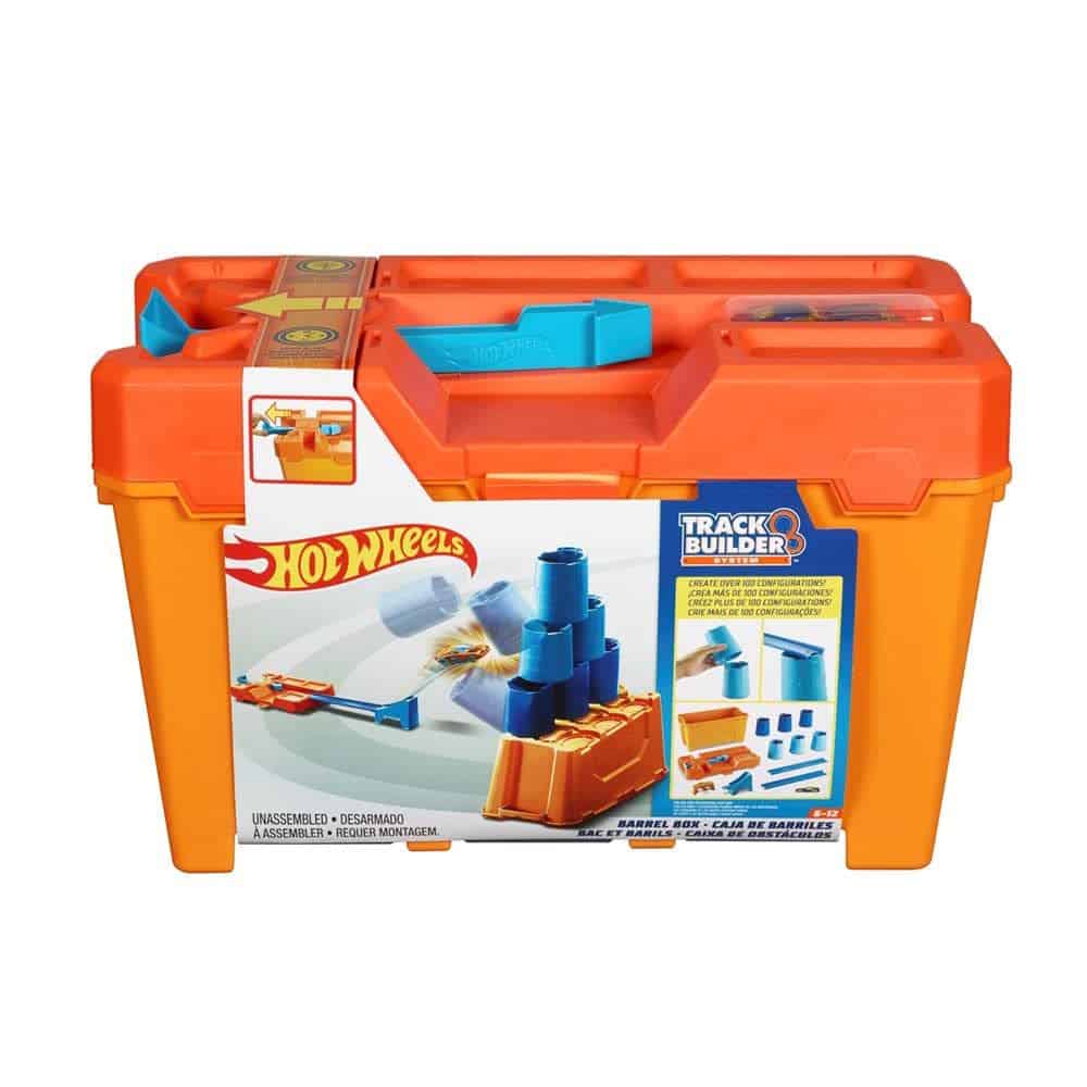 Hot Wheels Track Builder Barrel Box