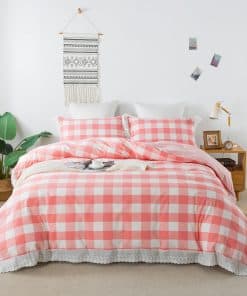 Juego de Ropa de Cama Softta Vintage Blanco con Volantes a