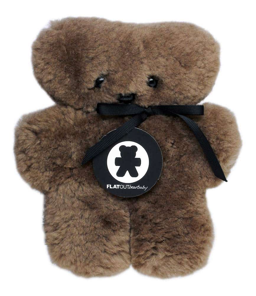 FLATOUTbear Baby Chocolate 100% Piel de Cordero Australiano