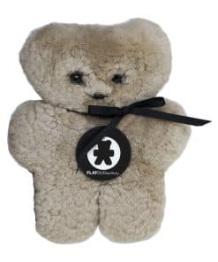 Peluche FLATOUTbear Baby Latte 100% Piel de Oveja