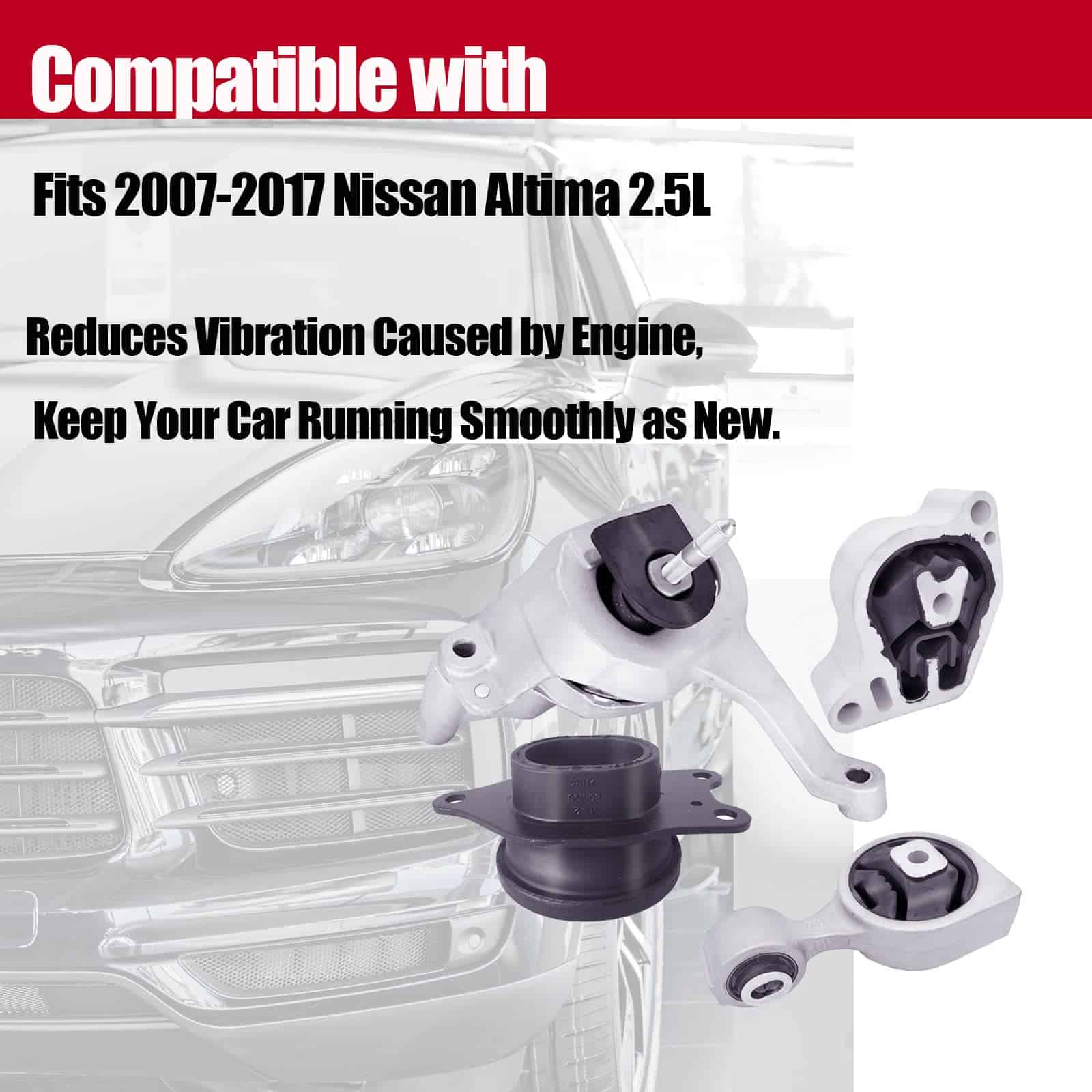 Soporte del motor del motor compatible con Nissan Altima - Imagen 3