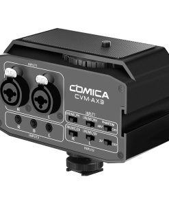 Mezclador de Audio Comica CVM-AX3, Doble XLR/3.5mm/6.35mm