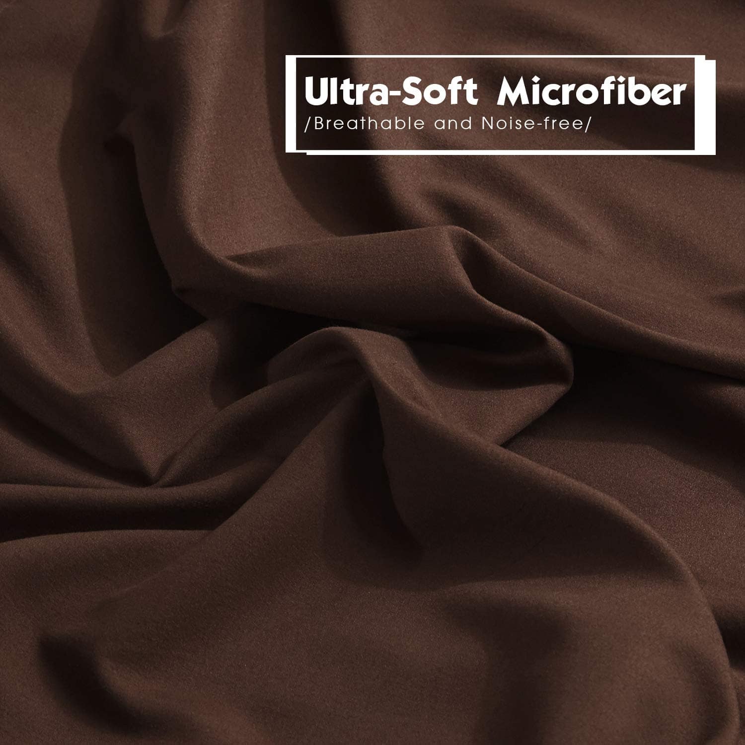 Juego de edredón alternativo de 3 piezas -Chocolate - Imagen 5