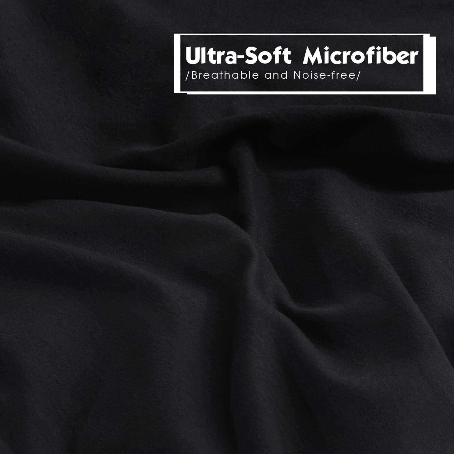 Juego de Edredón Alternativo de 3 Piezas -Negro - Imagen 5