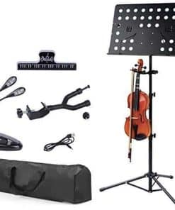 Soporte para Partitura Klvied con Colgador de Violín,