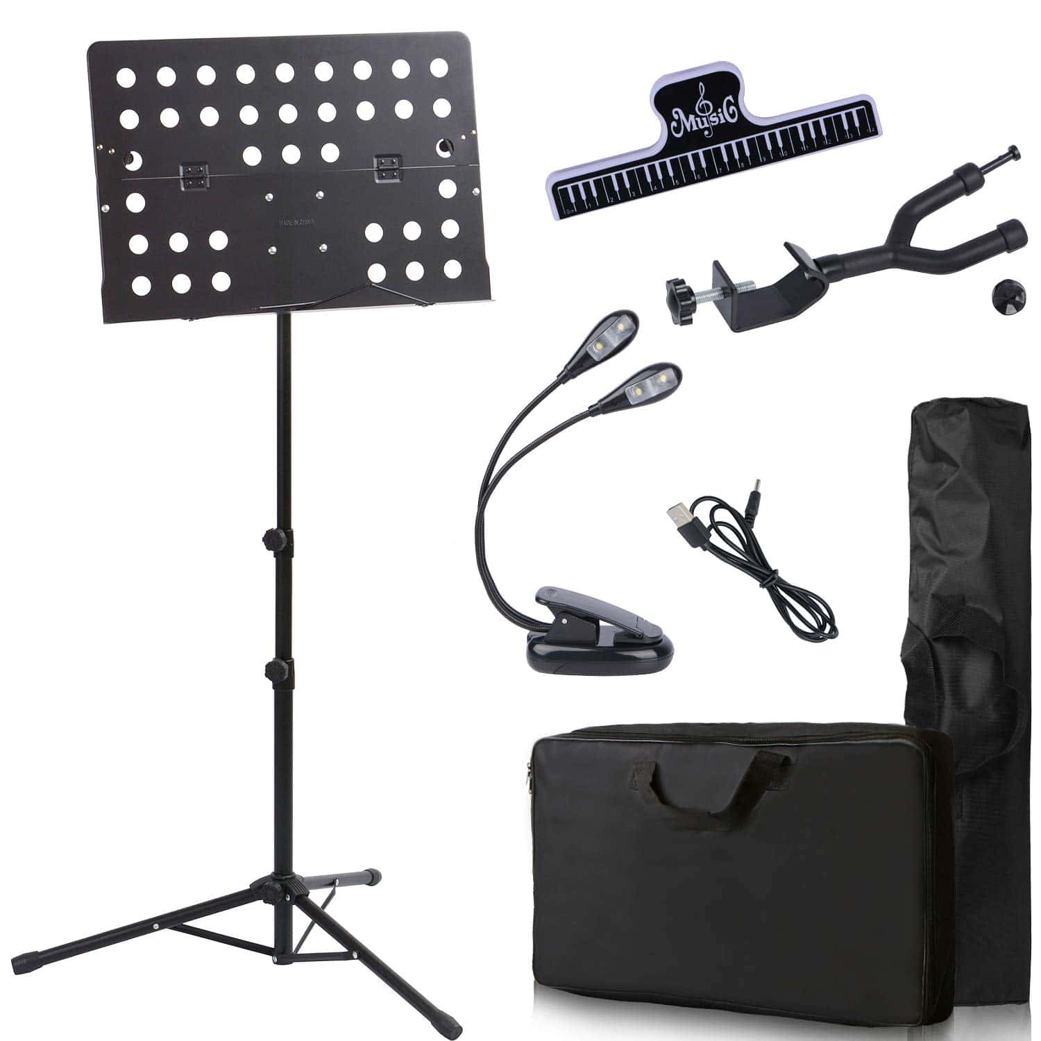 Soporte para Partitura Klvied con Colgador de Violín, - Imagen 10