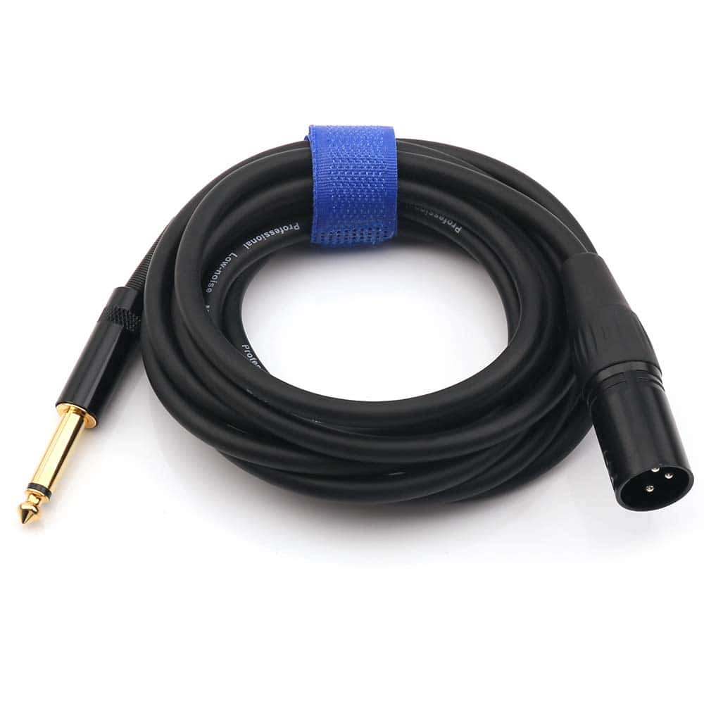 Cable de audio NANYI de 6.35 mm (1/4 pulgadas) macho TS a - Imagen 3
