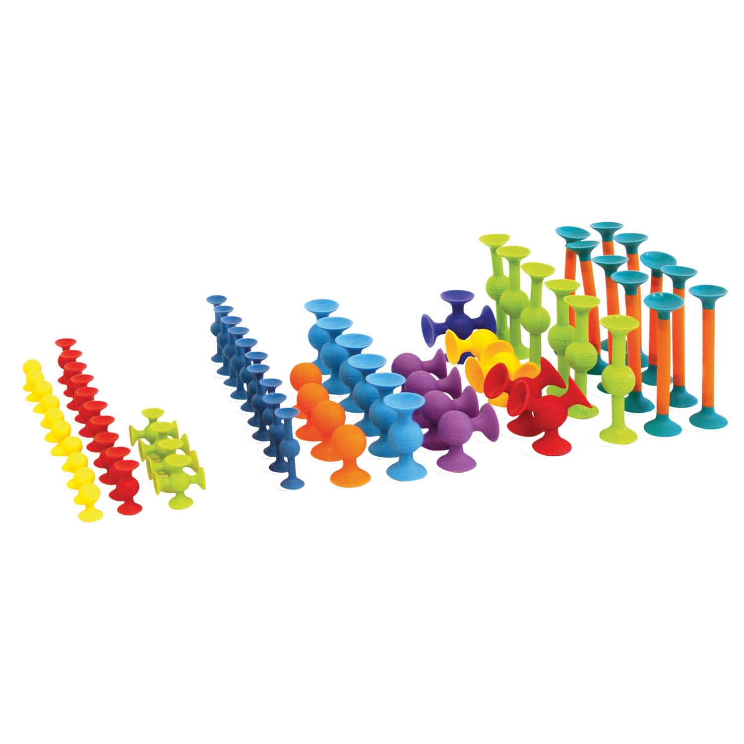 Fat Brain Toys Squigz Conjunto de 75 Piezas - Juego de - Imagen 6