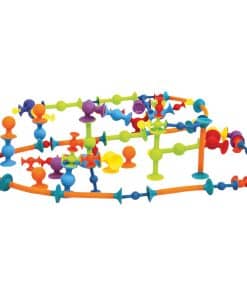 Fat Brain Toys Squigz Conjunto de 75 Piezas - Juego de