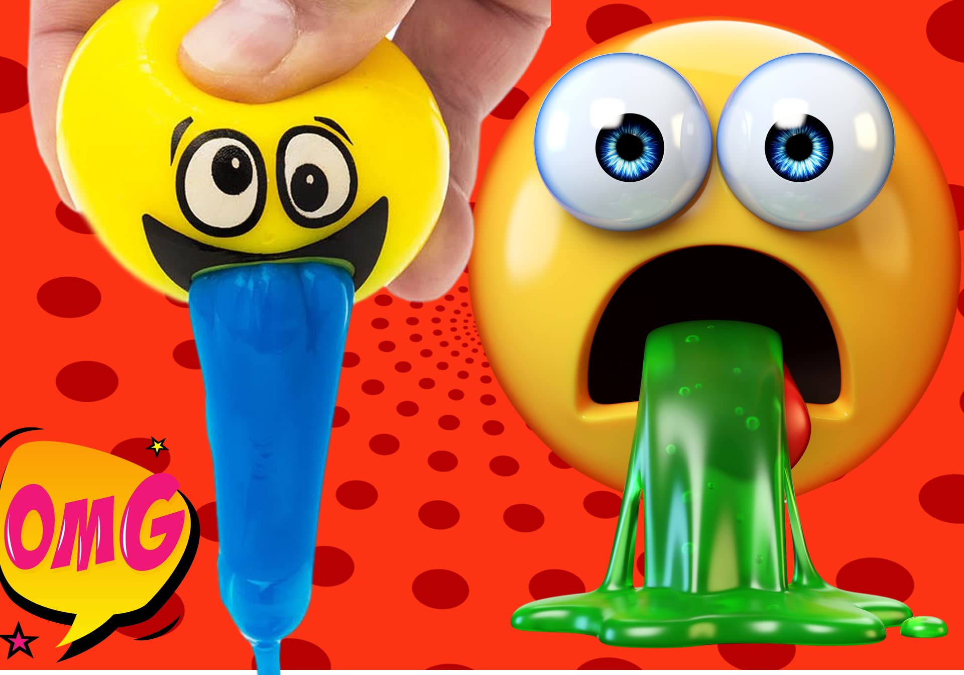 JA-RU Barf Slime Toy Squishy Stress Balls for Kids (24 - Imagen 6