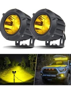 Focos de Niebla Chelhead, 2PCS Amarillo 25W LED Faro para