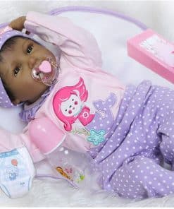 TatuDoll Realistic African American Black Girl Doll Girl