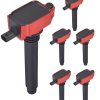 Set de 6 Bobinas de Encendido Rojas 3.6L V6 2011-2020