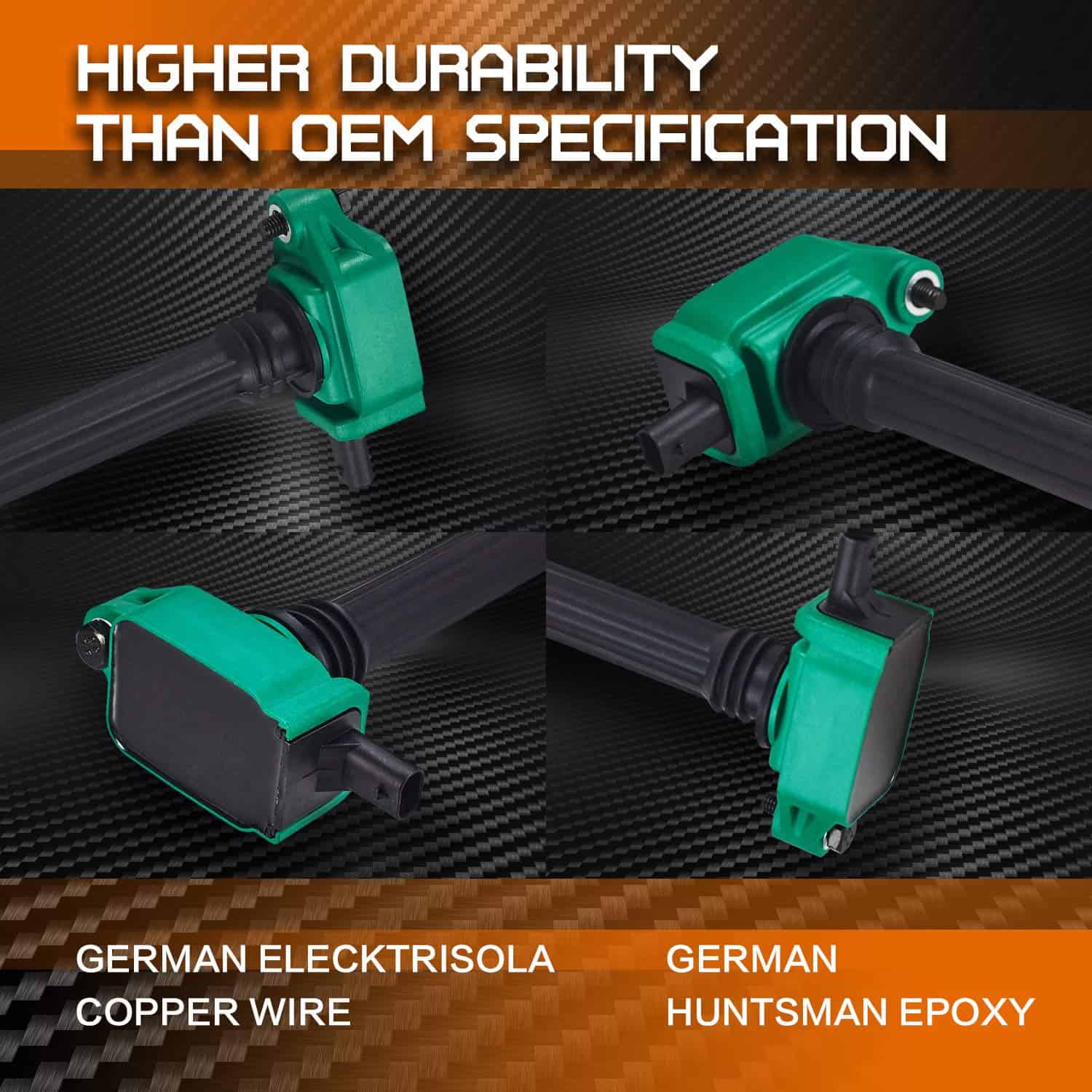 6 bobinas de encendido ENA Green para 3.6 V6 2011 - 2020 - Imagen 7