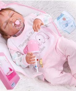 TatuDoll Realistic Reborn Baby Girl Dolls Silicone Full