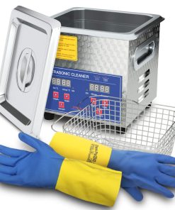 Limpieza Ultrasónica 200W Limpiador de Piezas Calentado 2L