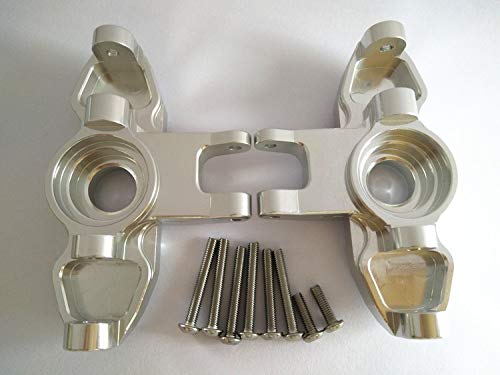 2PCS CNC Aluminum Axle Carriers Front -Plateado - Imagen 5