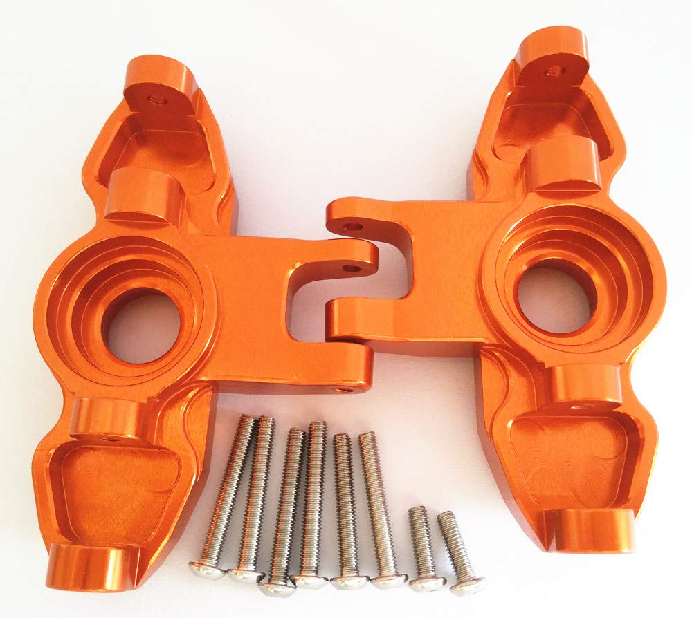 2PCS CNC Aluminum Axle Carriers Front -Naranja - Imagen 4
