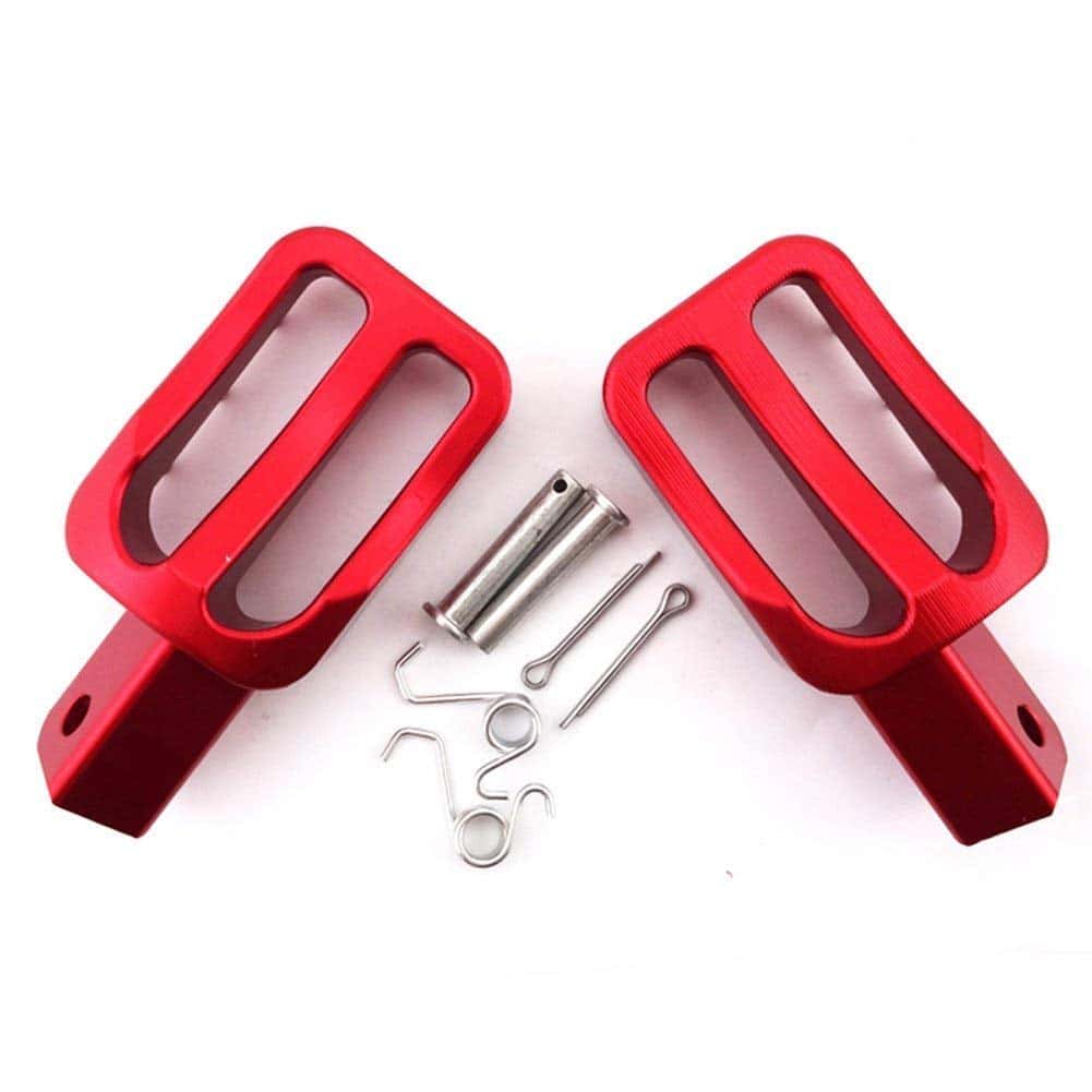 Nuevos Reposapiés de Aluminio Rojo CNC para Motocicleta - Imagen 6