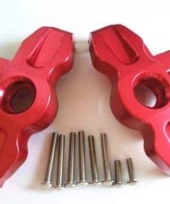 Porta eje delantero de aluminio para brazo de mangueta de