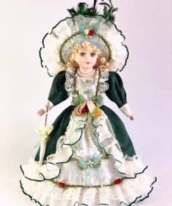 Muñeca de Porcelana Victoria de 16" Jmisa -Blanco
