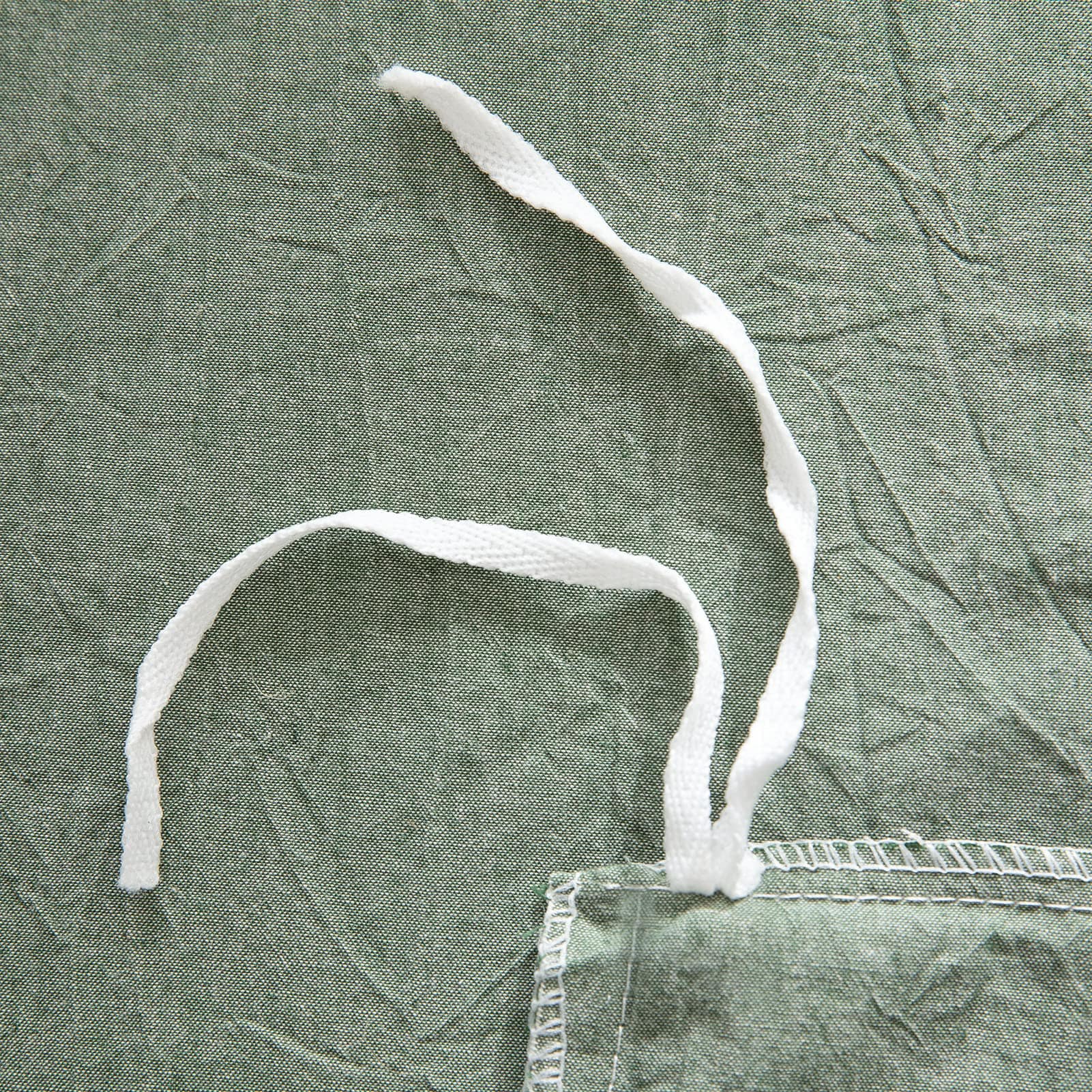 Set de Cubierta de Edredón Verde Queen, 100% Algodón Lavado - Imagen 10