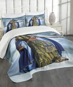 Colcha Decorativa 3 Piezas Estampado Egipcio Lunarable,